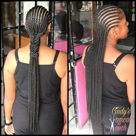 Conrows Lines, Braids Lines Hairstyles, Small Feed In Braids, Back Rows, Straight Back Braids, Feed In Braids, Hair Vector, Feed In Braids Hairstyles, African Hair Braiding Styles