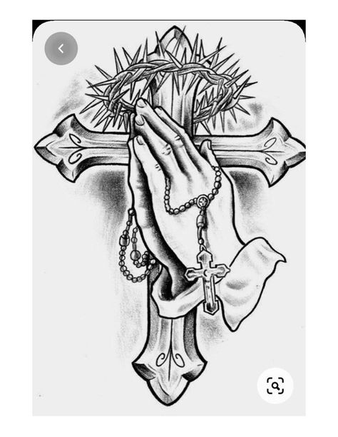 Grayscale Tattoo, Prayer Hands Tattoo, Tato Phoenix, Praying Hands Tattoo Design, Christus Tattoo, Cruces Tattoo, Prayer Tattoo, Prayer Hand, Tato Salib