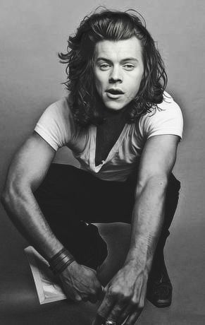 Harry Styles, A Man, Long Hair, The Story, Black And White, Hair, White, Black