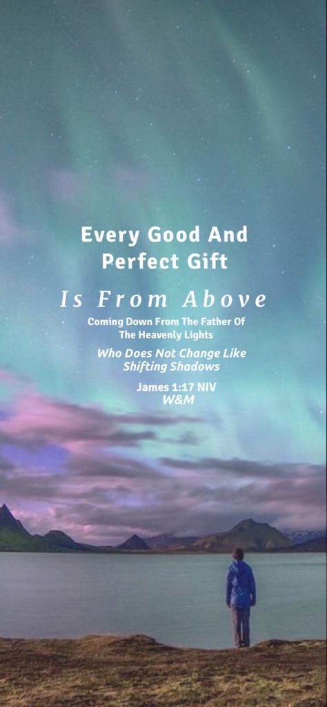 James 1:17 Niv Every Good And Perfect Gift, James 1 17, James 1, Perfect Gift, Wallpapers, Gifts