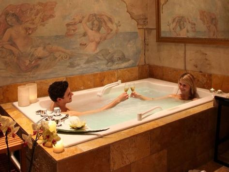 2 People Bathtub, 2 Person Bathtub, Bathroom Tub Decor, Two Person Bathtub, Double Bathtub, Bath Tub For Two, Rectangular Bathtub, Large Bathtubs, Big Bathtub