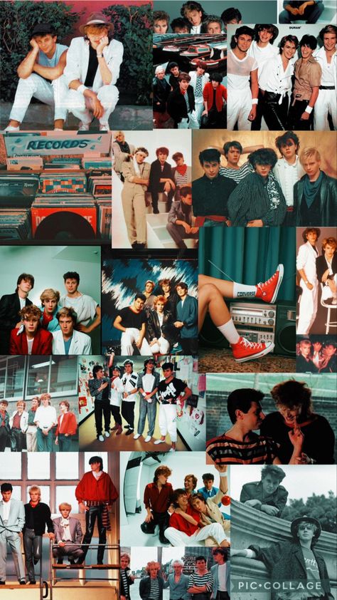 wonderful duran duran photos all put together to make a beautiful collage Duran Duran Wallpaper Iphone, Duran Duran Wallpaper, Collage Wallpaper, Duran Duran, Wallpaper Aesthetic, The Darkest, Iphone Wallpaper, Wallpapers, Collage