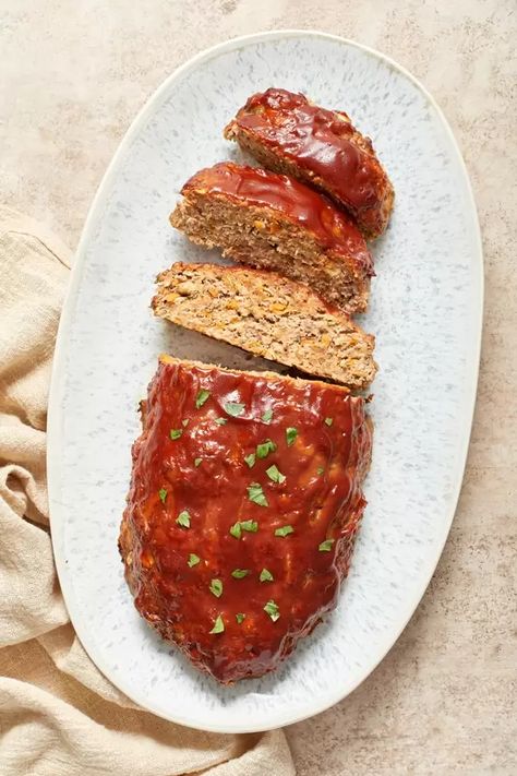 Dairy Free Meatloaf - Cook Nourish Bliss Dairy Free Meatloaf, Recipes No Dairy, Dairy Free Dinner, No Dairy, Gluten Free Oats, Shredded Carrot, Ground Chicken, Freezer Friendly, Meatloaf Recipes