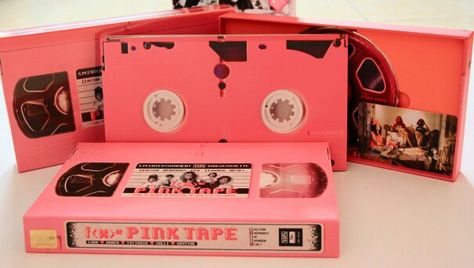 F(x) pink tape 2nd album korea.. group's photocard..  Love this packaging .. ^^;; #unboxing #kpop #album #fx Album Packaging Design Kpop, Kpop Album Packaging, Kpop Album Design, Fx Pink Tape, Kpop Packaging, Album Packaging Design, Photocard Packaging, Album Packaging, Cd Packaging