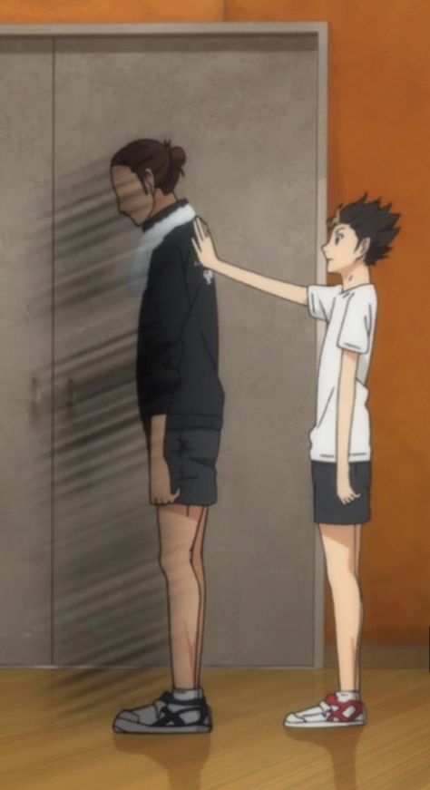 Haikyuu!! S1E14 Asahi and Noya Haikyuu Noya X Asahi, Noya And Asahi, Asahi Noya, Asahi And Nishinoya, Noya X Asahi, Asahi X Nishinoya, Haikyuu Asahi, Noya Haikyuu, Yū Nishinoya