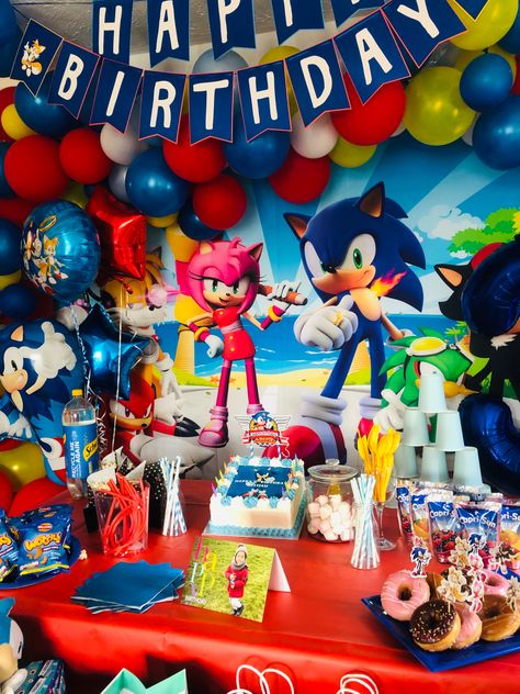 Knuckles From Sonic, Sonic The Hedgehog Birthday Party, Sonic Birthday Party, Hedgehog Party, Sonic Birthday Parties, Sonic Party, Hedgehog Birthday, Sonic Birthday, 6th Birthday