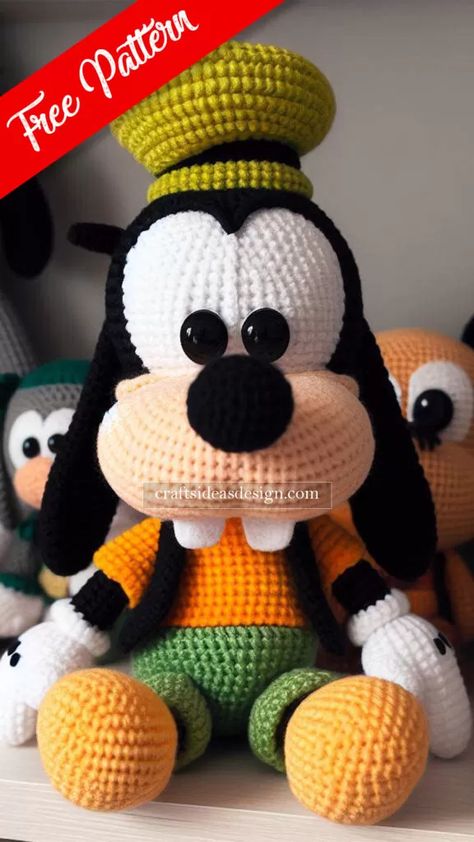 Crochet Disney Characters, Amigurumi Projects, Disney Crochet, Disney Crochet Patterns, Crochet Toys Free Patterns, Tiny Crochet, Amigurumi Minta, Crochet Toys Free, Animals Crochet