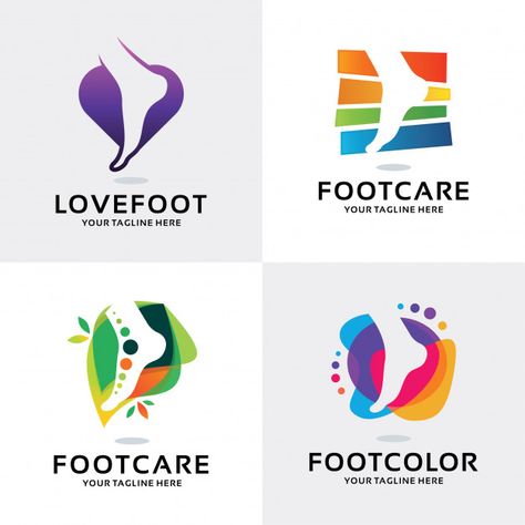 Podiatry Logo, Feet Logo, Business Brochure Design, Clinic Logo, Blue Business Card, Medical Logo, Business Banner, Care Logo, Green Business