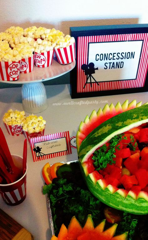 A Movie Themed Bridal Shower – A Well Crafted Party Movie Bridal Shower Theme, Movie Themed Bridal Shower Ideas, Trendy Wedding Themes, Work Appreciation, Theater Wedding, Movie Wedding, Outdoor Bridal Showers, Kids Bridal, Movie Themed Party