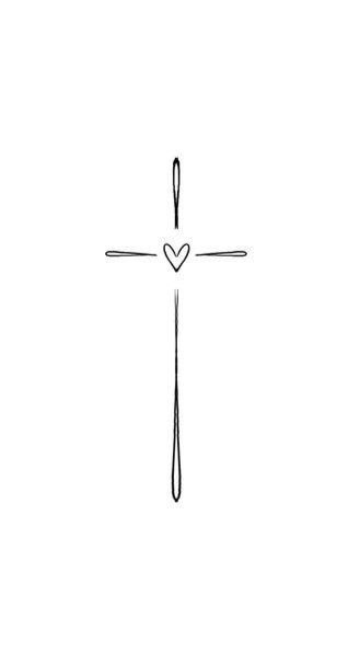 Cross Simple Drawing, Tattoo Designs Behind Ear, Gods Hands Tattoo, Pretty Cross Tattoo, Faith Tattoo Designs, Unique Animal Tattoos, Christ Tattoo, Animal Tattoo Ideas, Cross Tattoos For Women