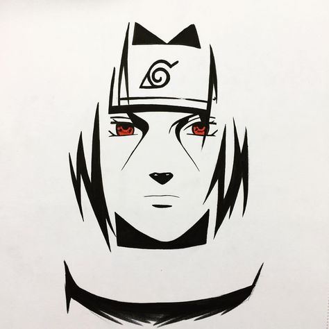 My all time favorite character for #inktober. I will do my rest 3 fave with this style and you all know who they are 😌 #itachi Tato Naruto, Naruto Sketch Drawing, Naruto Tattoo, Itachi Uchiha Art, Naruto Sketch, Naruto Drawings, Online Manga, Naruto Shippuden Sasuke, Naruto Kakashi