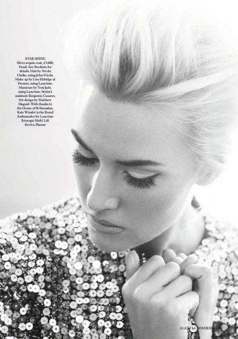 Kate Winslet Stars In Alexi Lubomirski's Kate Rock N Roll For UK Harper's Bazaar April 2013 — Anne of Carversville Grace Harper, Alexi Lubomirski, Lisa Eldridge, Mary Kate Olsen, Harper’s Bazaar, Kate Winslet, 인물 사진, Harper's Bazaar, White Photo