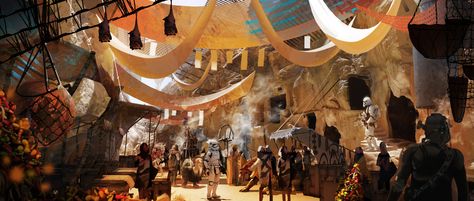 The Rise Of Skywalker, Rise Of Skywalker, Star Wars Concept Art, Landscape Concept, Fantasy City, New Star Wars, Fantasy Art Landscapes, Star Wars Episodes, Arte Fantasy