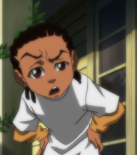 The Boondocks Cartoon, Boondocks Drawings, Dope Cartoons, The Boondocks, Aesthetic Cartoon, Black Cartoon Characters, Swag Cartoon, Cartoon Profile, Cartoon Profile Pictures