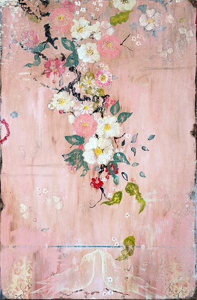 Exercicedestyle: Kathe Fraga Parisian Wallpaper, Flowers Painted, Arte Floral, Henri Matisse, Painting Inspiration, Chinoiserie, Floral Art, Painting & Drawing, Flower Art