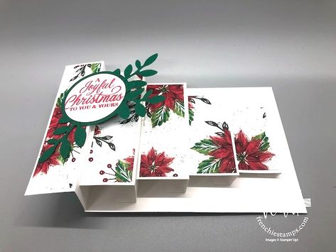 Z Fold Pop Up Block Card Tutorial, Pop Up Block Card Tutorial, Gina K Blizzard Cards, Z Fold Pop Up Block Card, Funfold Handmade Cards, Pop Up Block Card, Pop Up Cards Diy Templates, Pop Up Christmas Cards Diy, Fancy Fold Card Tutorials Templates