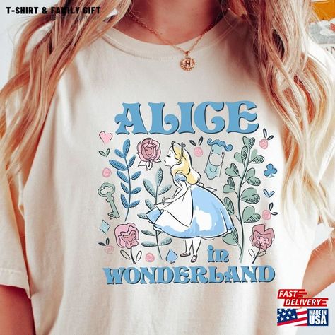 Comfort Colors® Alice In Wonderland Shirt Disney Princess Classic Unisex Check more at https://tshirtfamilygift.com/product/comfort-colors-alice-in-wonderland-shirt-disney-princess-classic-unisex/ Alice In Wonderland Shirt Ideas, Alice In Wonderland Shirt, Alice In Wonderland Outfit, Alice In Wonderland Shirts, Disney Outfit Inspo, T Shirts Ideas, Disney Outfit, Shirts Ideas, Retro Shirts