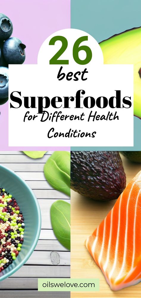 26 Best Superfoods to Support Health. Discover the top superfoods that can boost your overall well-being and vitality. From nutrient-dense fruits to powerful leafy greens, incorporate these superfoods into your diet for optimal health benefits. #superfoods #healthyliving Superfood Vegetables, Healthy Food For Dinner, Superfood Benefits, Food Ideas Healthy, Easy Healthy Food, Healthy Food Prep, Superfoods Benefits, Top Superfoods, Healthy Food Recipies