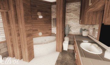 Bloxburg 3x4 Bathroom Ideas, Bloxburg Cabin Bedroom, Bloxburg Bathroom Modern, Bloxburg Bathroom Ideas 4x4, Bloxburg Restroom, Club Roblox Bathroom Ideas, 3x3 Bloxburg Bathroom Idea, Aesthetic Bloxburg Family House, Bloxburg Sauna