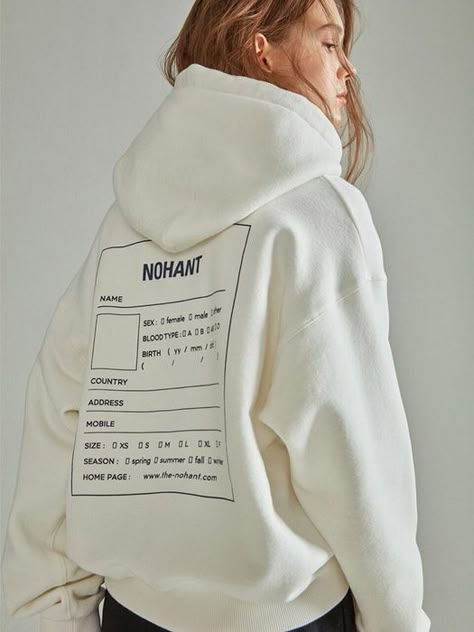 Hoodie Design Ideas, Name Label, Stylish Hoodies, Trendy Hoodies, Shirt Design Inspiration, Tee Shirt Designs, Mode Streetwear, 로고 디자인, Outfit Casual