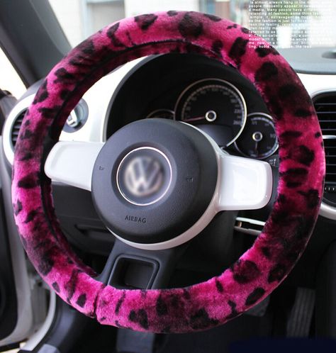 Leopard Print Steering Wheel Cover, Cute Car Steering Wheel Cover, Cute Wheel Covers, Y2k Car Interior Decor, Emo Car Decor, Mcbling Car, Y2k Car Interior, Emo Car, Y2k Car