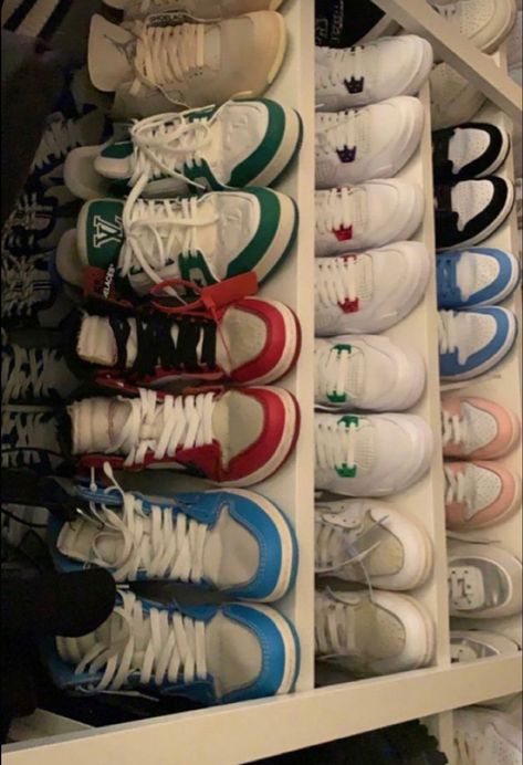 shoe collection | jordans | jordan 1s | airjordan | jordan collection | sneakers Jordan Collection Aesthetic, Shoe Collection Jordans, Air Jordans Collection, Jordans Collection, Nike Girl, Sneakerhead Room, Jordan Collection, Collection Aesthetic, Jordan Shoes Girls