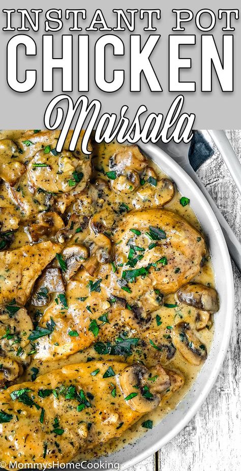 Best Chicken Instant Pot Recipes, Chicken Recipes Instapot, Instant Pot Grilled Chicken, Instant Pot Pro Plus Recipes, Fancy Instant Pot Recipes, Chicken Marsala Instant Pot, Clean Eating Instant Pot Recipes, Instapot Chicken Marsala Recipe, Instant Pot Chicken Marsala