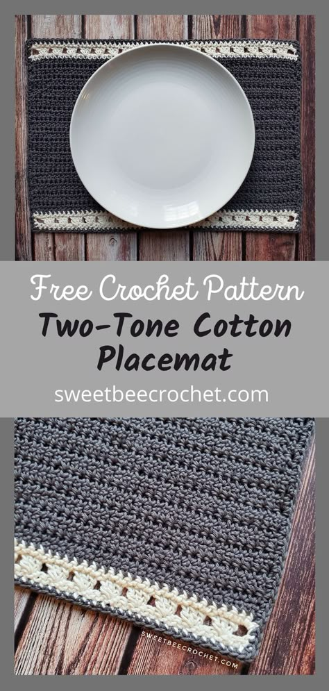 Tablemats Handmade Diy, Crochet Cotton Placemats Free Pattern, Crochet Pattern For Placemats, Crochet Patterns For Placemats, Tunisian Crochet Placemats Patterns, Crocheted Placemats Free Patterns, Crochet Table Mats Free Patterns, Crochet Placemats Free Pattern Rectangle, Free Crochet Placemat Patterns