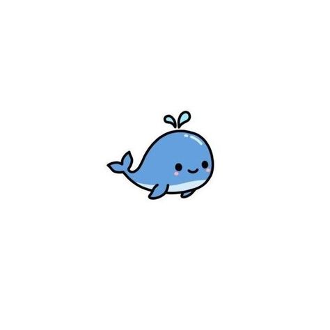 Cute Tiny Animals Drawings, Cute Doodles Frog, Ikan Aesthetic, Whale Kawaii, Blue Doodles, Cute Small Drawings, Cartoon Sea Animals, Cartoon Whale, Summer Drawings