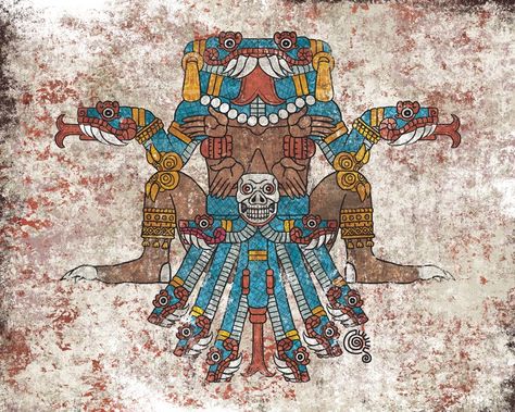 Ancient Mexican Art, Painting Minecraft, Native American Spirituality, South American Art, Maya Art, Ancient Languages, Aztec Art, Mother Goddess, Mythology Art