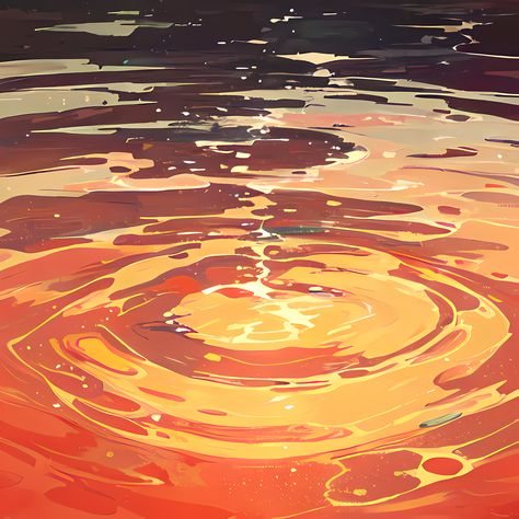 Color Puddle IV is an abstract digital composition in Sunrise Orange and Saffron Mango. Orange Painting Aesthetic, Orange Art Aesthetic, Orange Aesthetic Art, Yellow And Orange Aesthetic, Orange Color Aesthetic, Purple Orange Aesthetic, Fire In Water, Orange Yellow Aesthetic, Orange Background Aesthetic