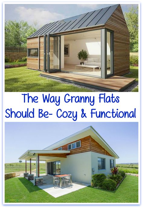 The Way Granny Flats Should Be Granny Flat Above Garage, Mother In Law Cottage Granny Flat, Adu Plans Granny Flat, Functional House Plans, Modern Granny Flat, Granny Flats Australia, Manly House, Patio Redo, Granny Flat Plans