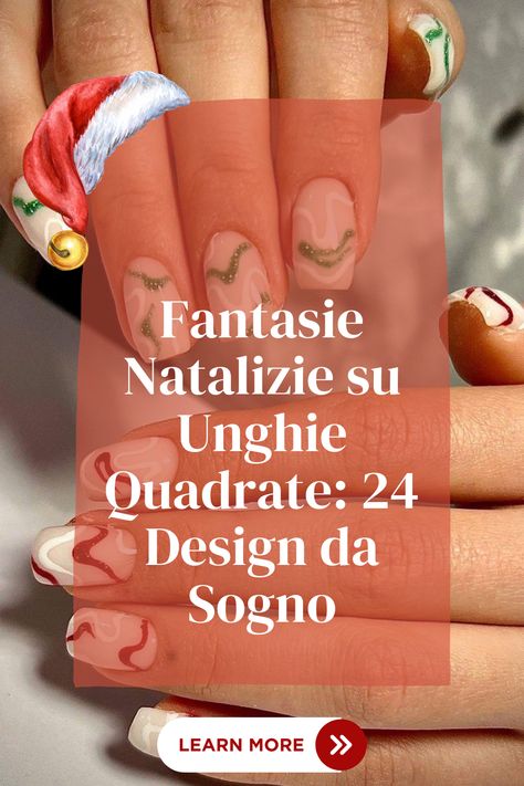 Immergiti nelle festività con 24 idee di unghie quadrate che trasformeranno il tuo Natale 2024 in un vero sogno. Con design che spaziano dal French alle unghie corte, potrai scegliere tra colori classici come il rosso, il bianco e l'oro, o optare per tonalità più moderne come il blu e il rosa. Ogni stile unisce eleganza e semplicità, offrendo l’inspo perfetta per un look da festa. Design