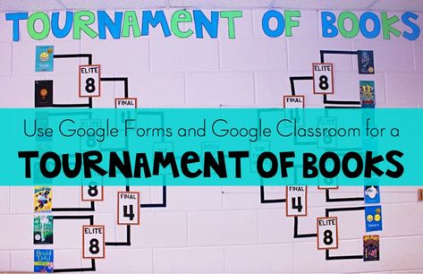 March Madness Books, Tournament Of Books, March Reading, Read A Thon, Wordless Picture Books, March Book, Book Displays, Self Contained Classroom, 6th Grade Ela