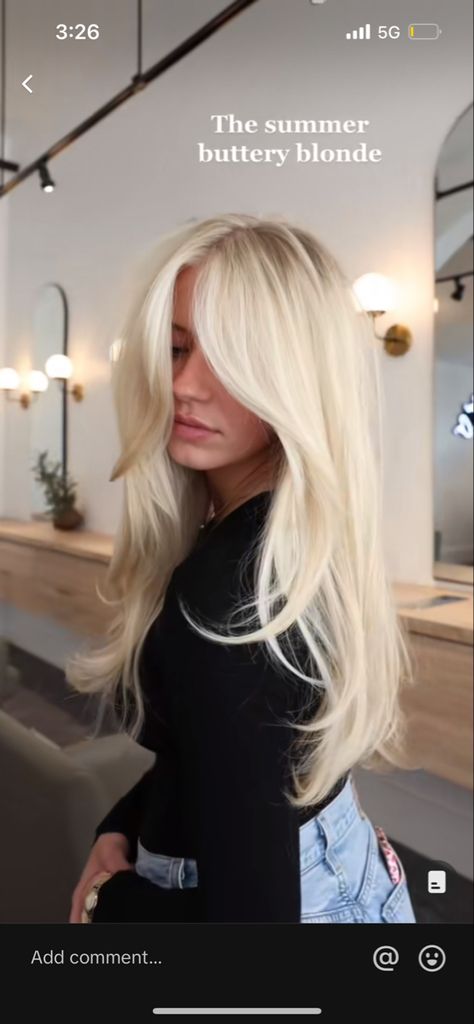 Butter Blonde Hair, Butter Blonde, Warm Blonde Hair, Balayage Straight Hair, Blonde Hair Goals, Perfect Blonde Hair, Bright Blonde Hair, Summer Blonde Hair, Platinum Blonde Hair Color