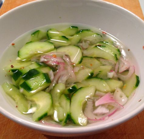 Thai Cucumber Sauce, Cucumber Salad Dressing, Thai Cucumber, Thai Cucumber Salad, Cucumber Sauce, Asian Cucumber Salad, Tasty Thai, Cucumber Recipes Salad, Cucumber Recipes