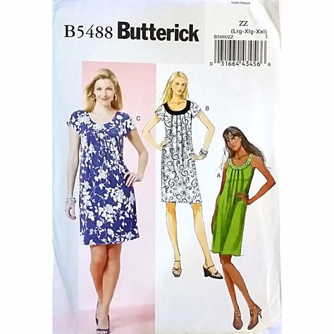 Yoke Dress Pattern Women, Butterick Dress Patterns, Yoke Dress, Dress Patterns Free, Butterick Pattern, Butterick Sewing Pattern, Miss Dress, Pattern Brands, Couture Vintage