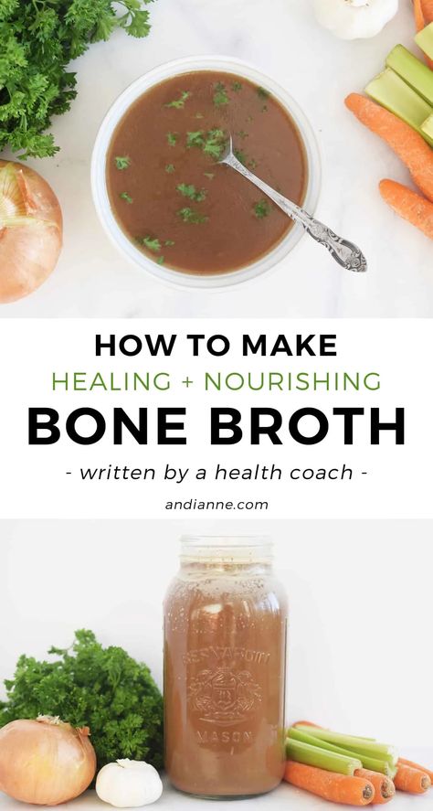 Bone Broth Recipe Instant Pot, Make Bone Broth, Making Bone Broth, Homemade Bone Broth, Mind Diet, Bone Broth Recipe, Organic Groceries, Mason Jar Salad, Broth Recipes