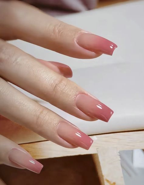 Rosy Pink Nails, Formal Nails Classy, Square Nails Pink, Nail Care Diy, Elegant Touch Nails, Coffin Nails Ombre, Asian Nails, Hello Nails, Formal Nails