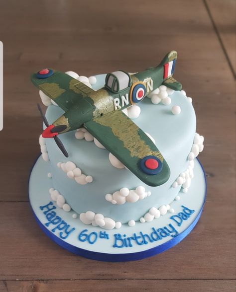 Helicopter Cake Ideas, Spitfire Cake Ideas, Spitfire Cake, Fondant Helicopter, Aero Plane Cake, Disney Planes Birthday Cake, Helicopter Cake, Zoo Cake Topper, Planes Birthday Cake