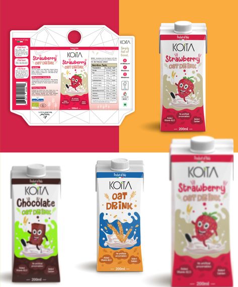 Milk Packaging Design, Oats Milk, Biscuit Packaging, Vegetable Dips, Spinach Dip Recipe, Antibacterial Wipes, Milk Packaging, Detox Smoothie Recipes, Fat Flush