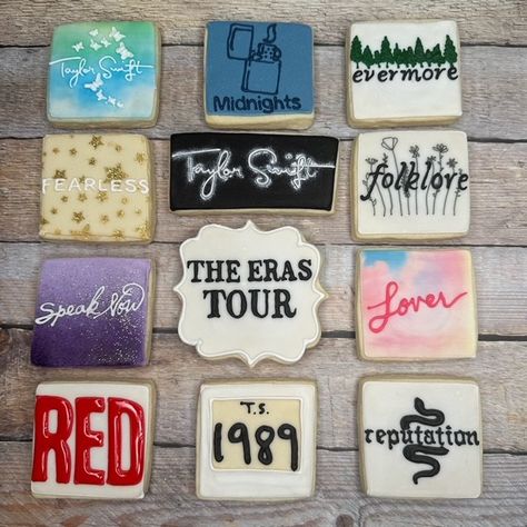 Eras Tour Cake, Taylor Swift Cookies, Easy Royal Icing, Themed Tea Party, Easy Royal Icing Recipe, Taylor Swift Cake, Taylor Swift Birthday Party Ideas, Taylor Swift Christmas, Sweet Sixteen Birthday Party Ideas