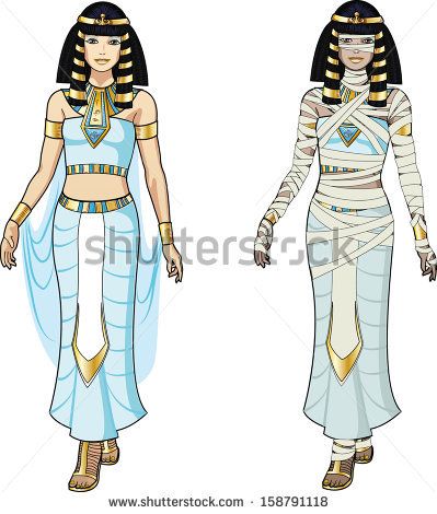 Mummy Costume Women, Egyptian Cleopatra, Cleopatra Halloween Costume, Queen Clipart, Cleopatra Halloween, Pharaoh Costume, Egyptian Mummy, Girl Group Costumes, Mummy Costume