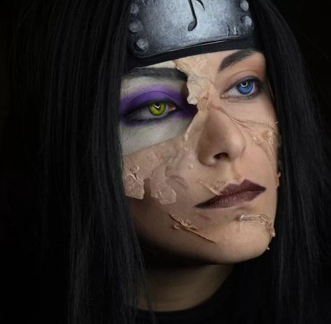 Orochimaru #naruto #cosplay Female Orochimaru, Orochimaru Cosplay, Snake Cosplay, Lord Orochimaru, Orochimaru Naruto, Anbu Mask, Naruto Mignon, Snake Head, Naruto Cosplay