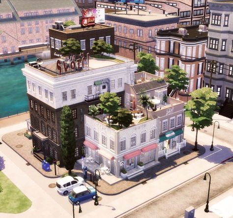 ChristinaMaria80 (taking it slow ☺️) auf X: „Can we please get #TheSims4ForRent like NOW? I finished this block in San Myshuno and desperately want to move in my Sims🙂 There are 7 apartments and several shared spaces (gym, bar, laundrette, rooftop garden), so I hope they'll like it 🏘️ #TheSims #TheSims4 #ShowUsYourBuilds https://t.co/uiDzQeHdUb“ / X Sims 4 San Myshuno, Taking It Slow, Gym Bar, San Myshuno, My Sims, Sims 4 Build, Rooftop Garden, Rooftop Bar, Move In