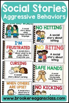 Using Social Stories to Teach Social Skills and Appropriate Ways to Behave - Brooke Reagan's Class Resource Teacher, Aggressive Behavior, Social Emotional Activities, Token Board, Calming Strategies, Behavior Interventions, Social Story, Social Skills Activities, Teaching Social Skills