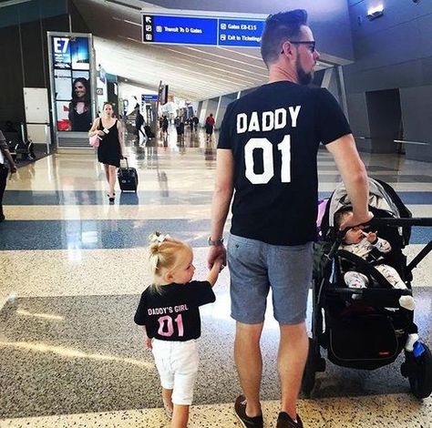 Single Parenthood Is Not the Same As Having a Spouse Who Travels A Lot Dadys Girl, Father Daughter T Shirts, Matching T Shirts, Baby Outerwear, Girls Casual Dresses, Newborn Photoshoot, Father Daughter, Girls Clothing Sets, Boys Hoodies