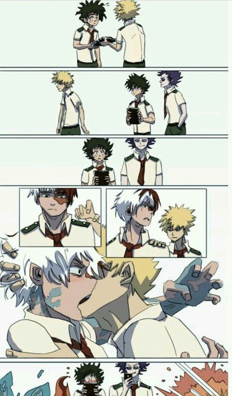 Bakugou X Everyone, My Hero Academia 2, My Hero Academia Shouto, My Hero Academia Memes, Buko No Hero Academia, Boku No Hero Academia Funny, Anime Memes Funny, My Hero Academia Episodes, Hero Academia Characters