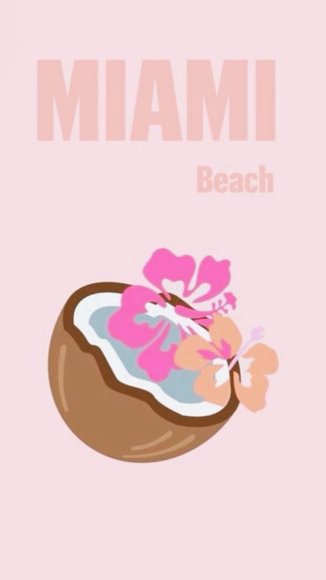 #poster #cute follow for more ! Miami Beach Poster, Miami Beach Pictures, Miami Poster, Poster Cute, Beach Picture, Beach Posters, Miami Beach, Beach Pictures, Follow For More