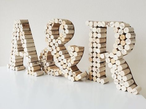 Vineyard Wedding Ideas Winery Wedding Theme, Vineyard Wedding Ideas, Winery Wedding Decorations, Vineyard Wedding Decor, Wine Cork Letters, Wine Theme Wedding, Cork Letters, Cork Wedding, Wine Cork Diy Crafts